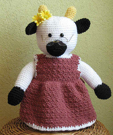 crochet cow pattern on Etsy, a global handmade and vintage